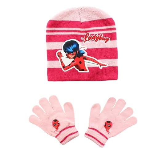 Disney Girl's LB23-3007 S1-TU Winter Accessory Set, Rose, One Size von Disney