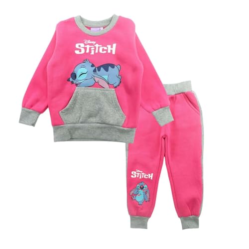 Disney Girl's LIL23-0162 S2-5A Trainingsanzüge, Fushia, 5 Jahre (2er Pack) von Disney