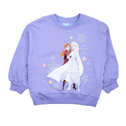 Disney Girl's Mädchen-Sweatshirt „Frozen“. Sweater, violett, 9 Jahre von Disney