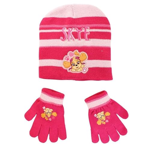 Disney Girl's PAW23-3003 S2-TU Winter Accessory Set, Rose, One Size von Disney