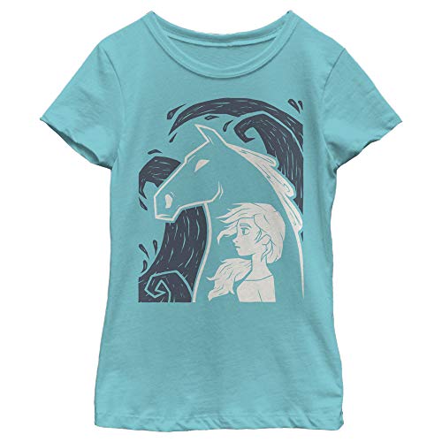 Disney Girls' T-Shirt, Tahiti Blue, X-Small von Disney