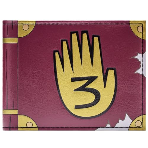 Gravity Falls Mystery Shack Geheimes Journal 3 Geldbörse/Geldbeutel Bi-Fold ID & Kartenhalter, Braun Gravity Falls Mystery Shack Geheimes Journal 3 Geldbörse/Geldbeutel Bi-Fold ID & Kartenhalter, Braun von Gravity Falls