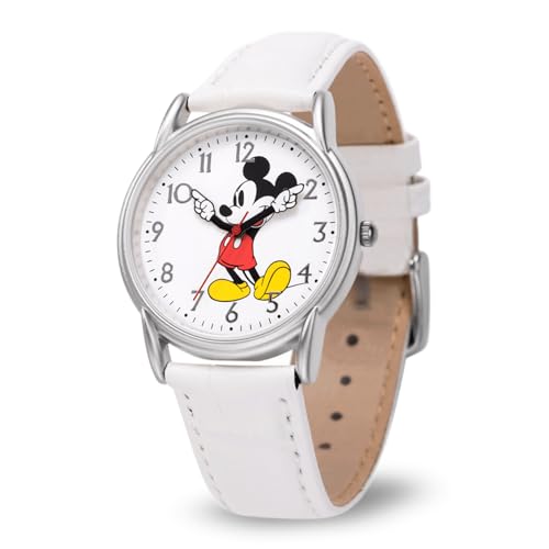 Disney Herren Analog Japanisches Quarzwerk Uhr mit Leder Armband WDS001237 von Disney