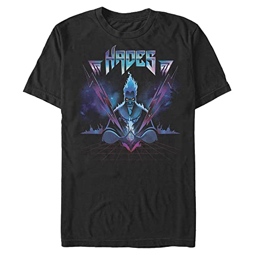 Disney Herren Bösewichte Hades Rock T-shirt, Schwarz, M von Disney