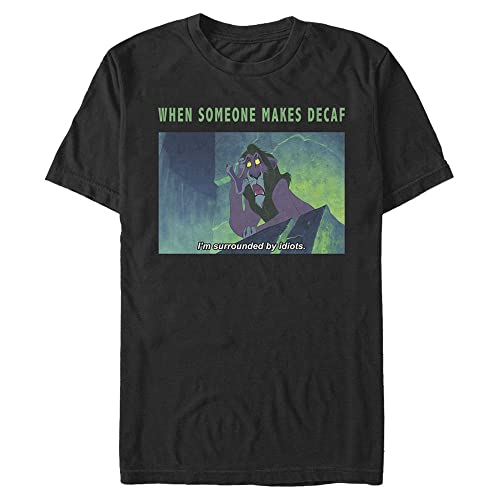 Disney Herren Bösewichte Narbenfarbenes Meme-t-shirt, Schwarz, XL von Disney