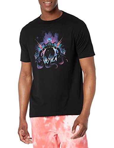 Disney Herren Bösewichte Ursula Rock T-shirt, Schwarz, L von Disney