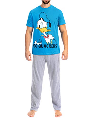 Disney Herren Schlafanzug Donald Duck Blau XX-Large von Disney