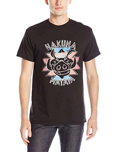 Disney Herren Hakuna T-shirt, Schwarz, 3XL von Disney