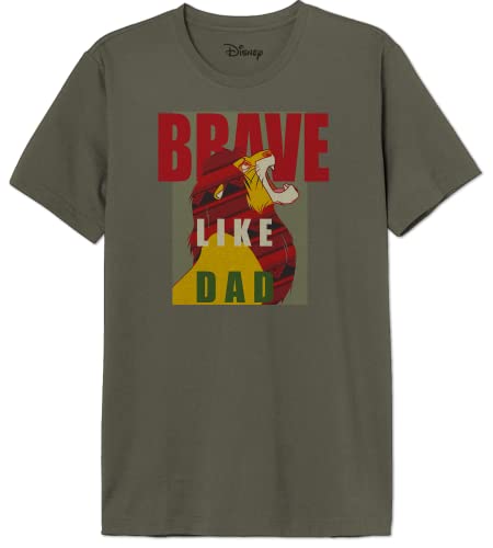 Disney Herren Medlionts003 T-Shirt, kaki, M von Disney
