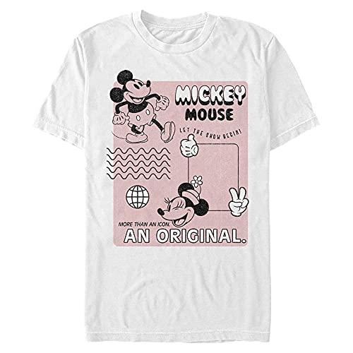 Disney Classics Mickey Classic - Orginal Mickey Men's Crew neck White S von Disney