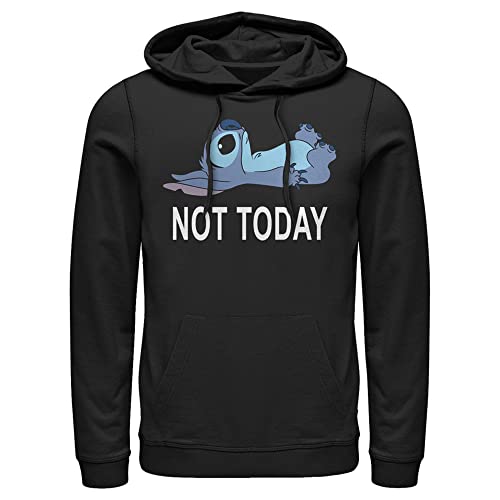 Disney Herren Lilo & Stitch Not Today Kapuzenpullover, schwarz, XX-Large von Disney