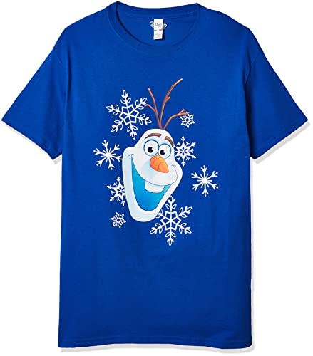 Disney Herren Olaf Mütze T-Shirt, Königsblau, 3X-Groß von Disney