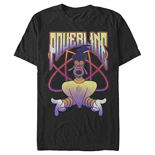 Disney Men's Powerline Jam T-Shirt, Black, Medium von Disney