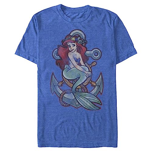 Disney Princesses - ANCHOR Men's Crew neck Retro heather royal S von Disney