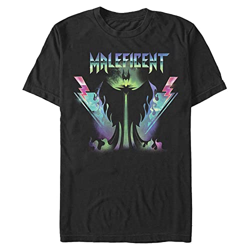 Disney Herren Villains Maleficent Rock T-shirt, Schwarz, L von Disney