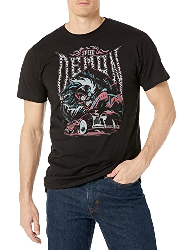 Disney Herren Villains Speed Demon T-shirt, Schwarz, L von Disney