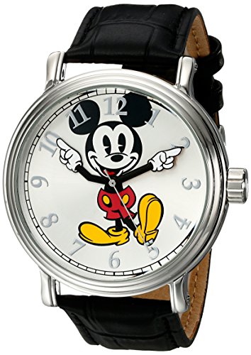 Disney Herren analog Quarz Uhr mit Kunstleder Armband W001850 von Disney