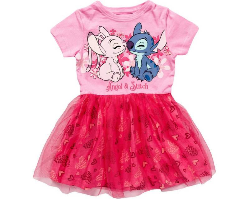 Disney Jerseykleid Lilo & Stitch XT Mädchen Bekleidung, Outfit, Dress, Robe, Sommerkleid von Disney