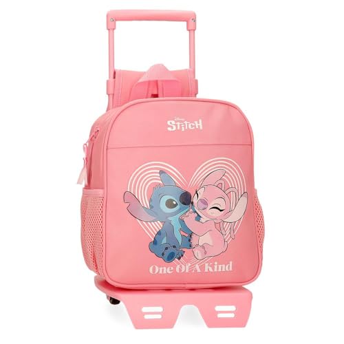 Disney Joumma Stitch One of a Kind Vorschulrucksack mit Trolley, Rosa, 23 x 25 x 10 cm, Polyester, 5,25 l, Rosa, Talla única, Vorschulrucksack mit Trolley Disney Joumma Stitch One of a Kind Vorschulrucksack mit Trolley, Rosa, 23 x 25 x 10 cm, Polyester, 5,25 l, Rosa, Talla única, Vorschulrucksack mit Trolley von Disney