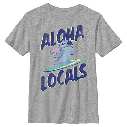 Disney Jungen Aloha Locals Stitch T-Shirt, M von Disney