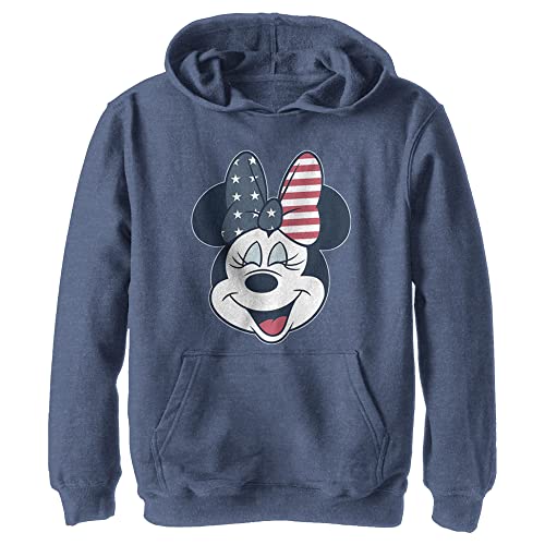 Disney Jungen American Bow Hoodie, Marineblau Heather, M von Disney