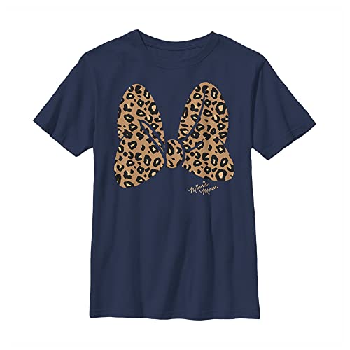 Disney Mickey & Friends - Animal Print Bow YTH Crew neck Navy blue 128 von Fifth Sun