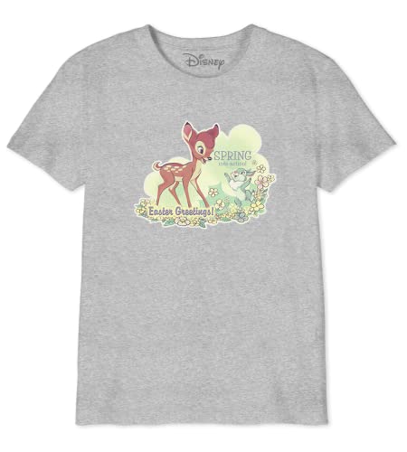 Disney Jungen Bodbambts002 T-Shirt, Grau, 10 Jahre von Disney