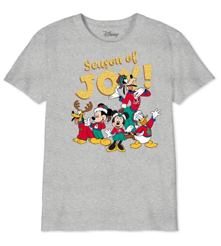 Disney Jungen Bodmickts083 T-Shirt, Gris Melange, 10 Jahre von Disney