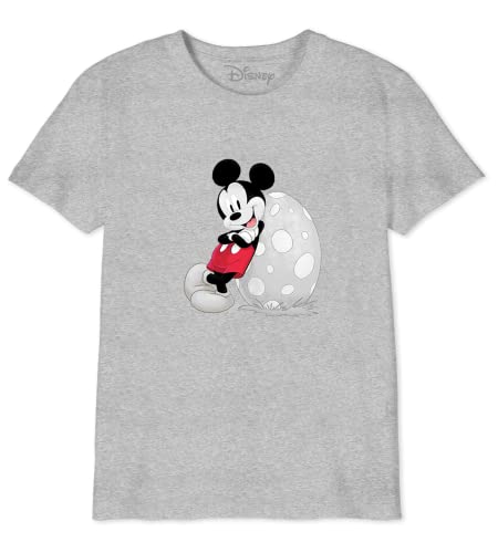 Disney Jungen Bodmickts088 T-Shirt, Grau meliert, 10 Jahre von Disney