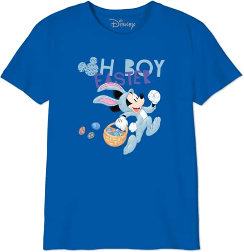 Disney Jungen Bodmickts089 T-Shirt, Königsblau, 10 Jahre von Disney