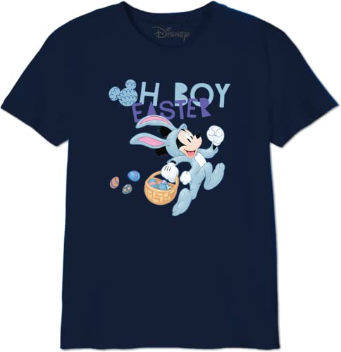 Disney Jungen Bodmickts089 T-Shirt, Marineblau, 6 Jahre von Disney