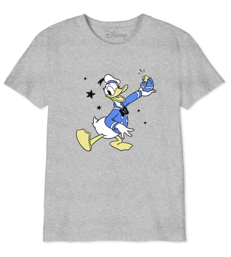 Disney Jungen Bodmickts092 T-Shirt, Grau meliert, 10 Jahre von Disney