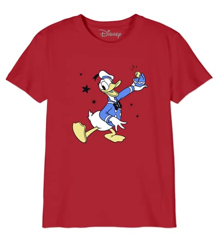 Disney Jungen Bodmickts092 T-Shirt, rot, 10 Jahre von Disney