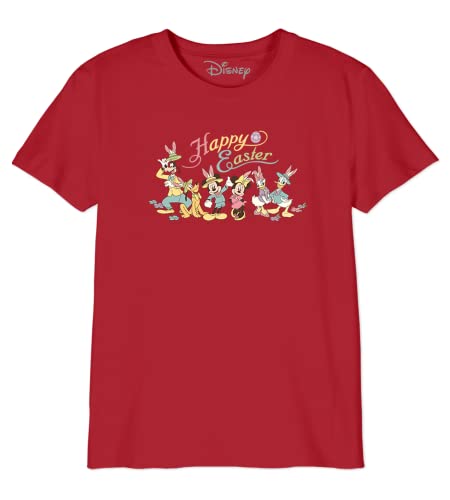 Disney Jungen Bodmickts093 T-Shirt, rot, 12 Jahre von Disney