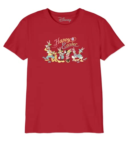 Disney Jungen Bodmickts093 T-Shirt, rot, 14 Jahre von Disney