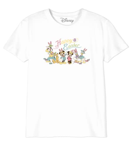 Disney Jungen Bodmickts093 T-Shirt, weiß, 12 Jahre von Disney