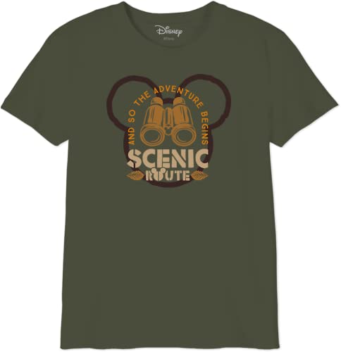 Disney Jungen Bodmickts099 T-Shirt, kaki, 14 Jahre von Disney