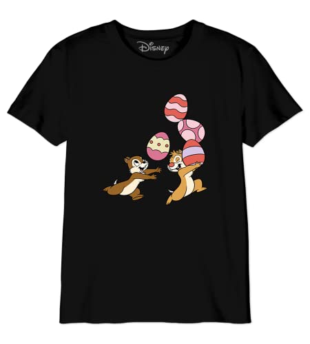 Disney Jungen Bodtitats002 T-Shirt, Schwarz, 12 Jahre von Disney