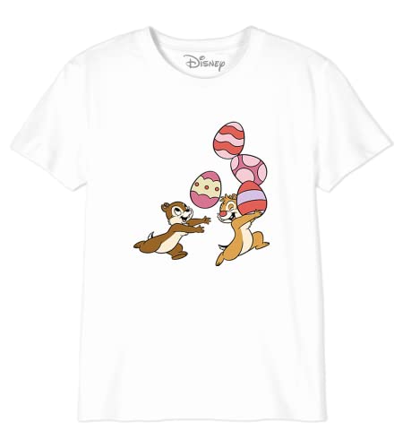 Disney Jungen Bodtitats002 T-Shirt, weiß, 10 Jahre von Disney