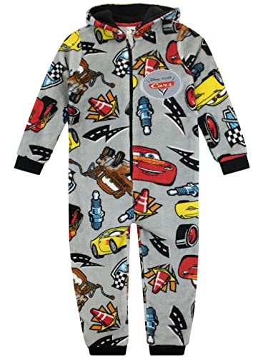 Disney Jungen Cars Fleece-Strampler Mehrfarbig 110 von Disney