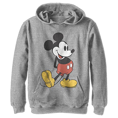 Disney Jungen Classic Mickey Hoodie, Sportlich Heather, XL von Disney