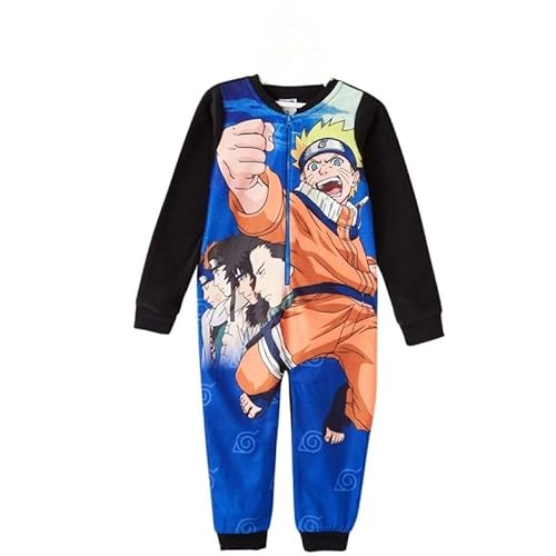 Disney Jungen Combinaison Polaire Naruto Garçon - 4 ans Pyjamaset, Marine, von Disney