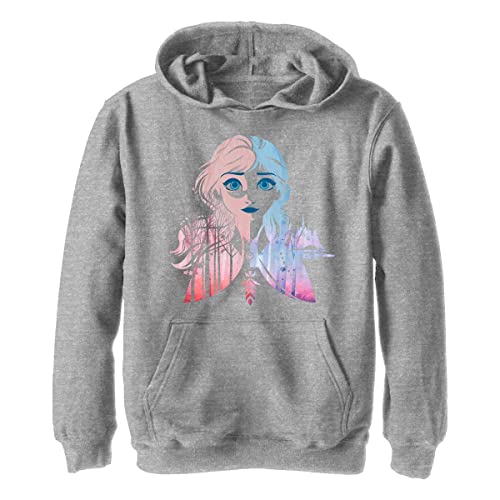 Disney Jungen Die Eiskönigin 2 Anna Seasons Hoodie, Athletisch Heather, S von Disney