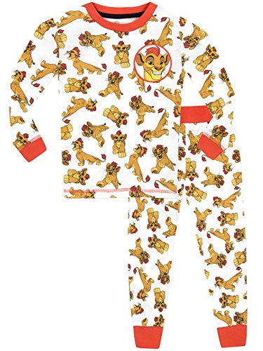 Disney Jungen Die Garde der Löwen Lion Guard Kion Schlafanzug Slim Fit 128 von Disney