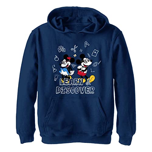 Disney Jungen Discover Hoodie, Marineblau Heather, L von Disney