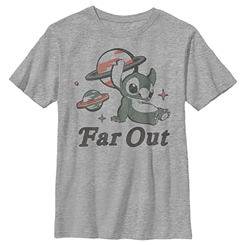 Disney Jungen Far Out Stitch T-Shirt, XL von Disney