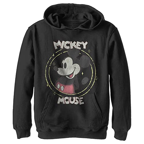 Disney Mickey Classic - Happy Mickey YTH Hoodie Black 9/11 von Disney