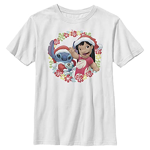 Disney Jungen Lilo And Stitch Holiday T-Shirt, S von Disney