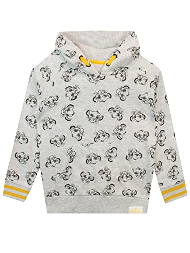 Disney Jungen Lion King Kapuzenpullover Grau 98 von Disney