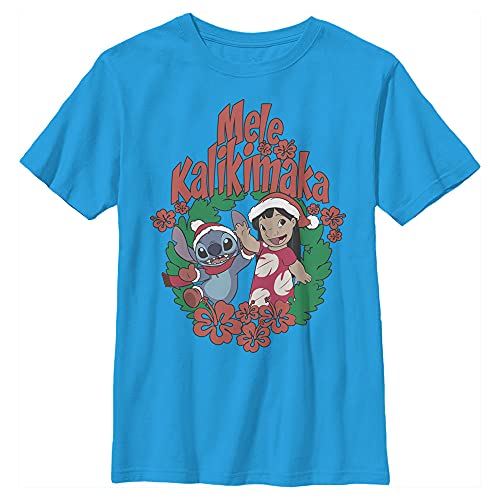 Disney Jungen Mele Kalikimaka Stitch T-Shirt, L von Disney